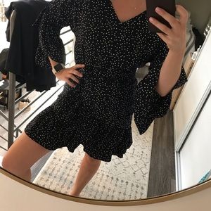 Polka Dot Wrap Dress